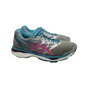ASICS Womens Gel-Cumulus 18 Running Shoes Teal T6C8N Low Top Pink Sneakers 9
